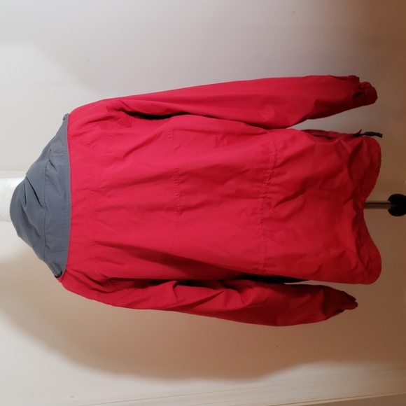 Columbia Men's Waterproof Red Gray 3/4 Zip Pullover Jacket/Windbreaker, Size L - Picture 4 of 11